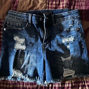 Judy Blue Distressed Denim Shorts